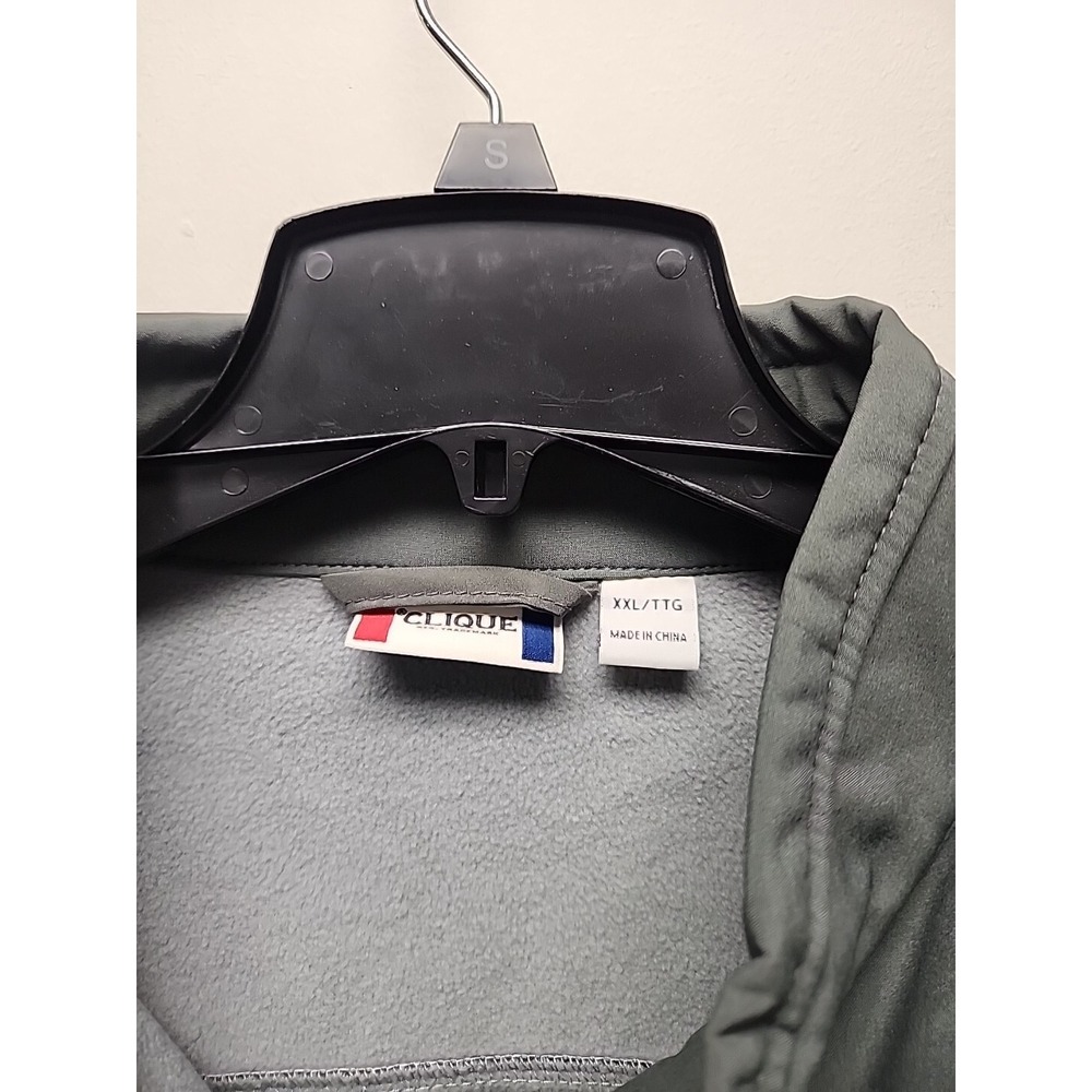 Clique Jacket  Titans Adult XXL Gray‎ Soft Shell Full Zip New - Picture 4 of 8